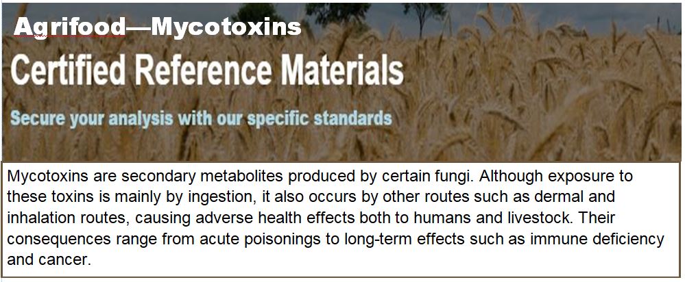 Mycotoxins Certified Reference Materials